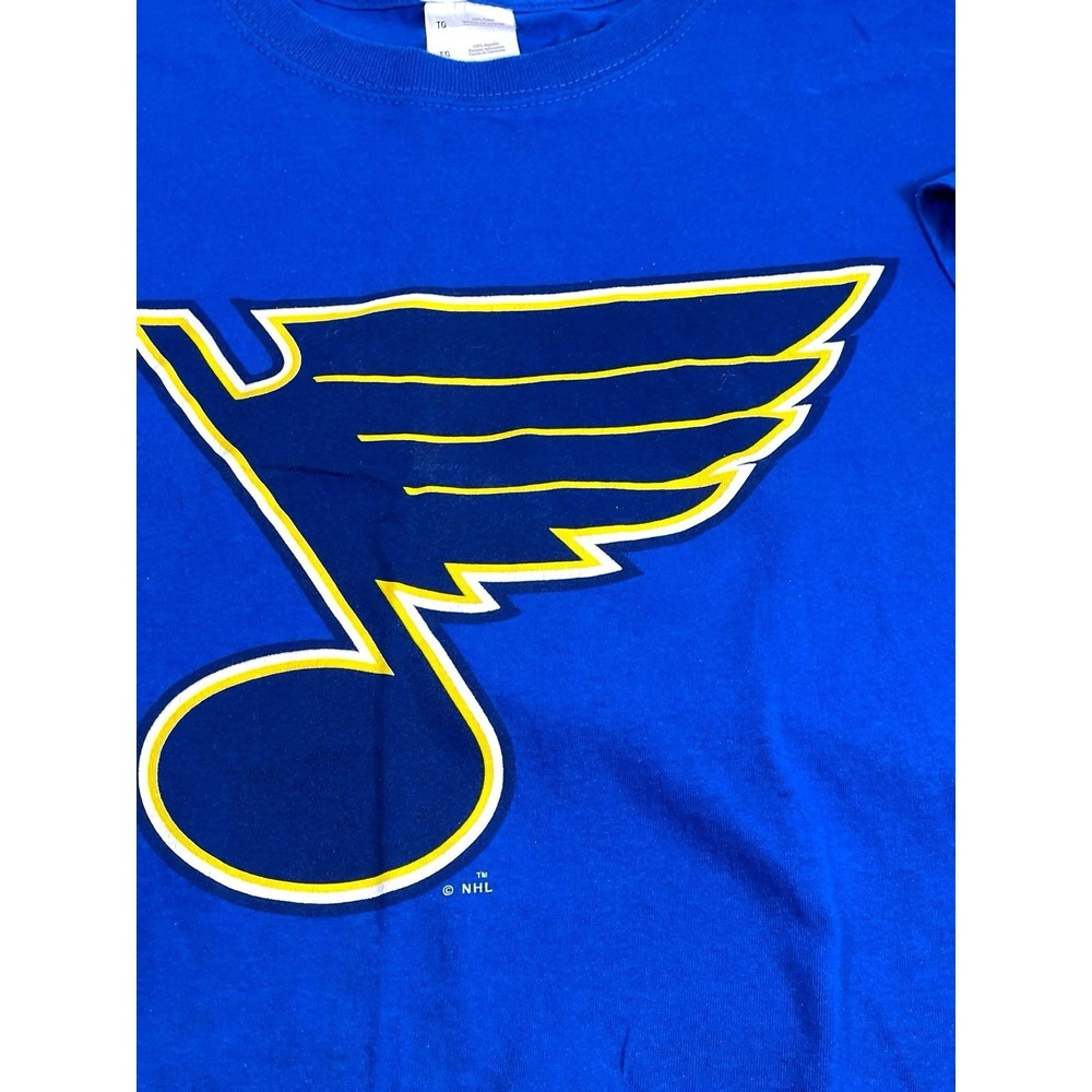 St. Louis Blues NHL‎ Men's Blue Short Sleeve "74 OSHIE" T-shirt Size XL - Picture 4 of 7
